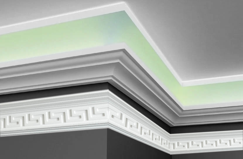 Desenli ve LED'li Kartonpiyer